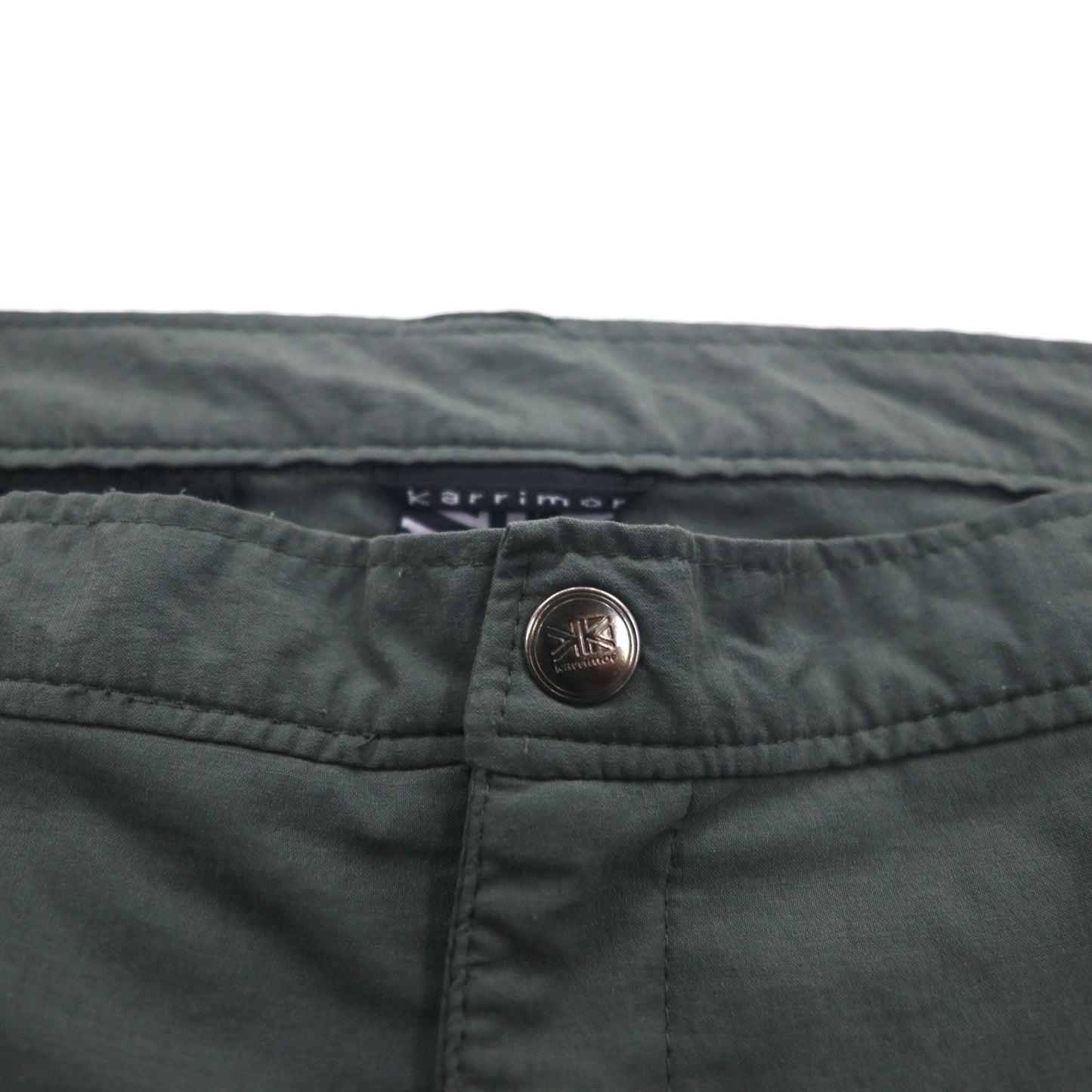 karrimor Outdoor 2-Way Convertible Cargo Shorts, Size L, Gray, Nylon, Waterproof, Stretch