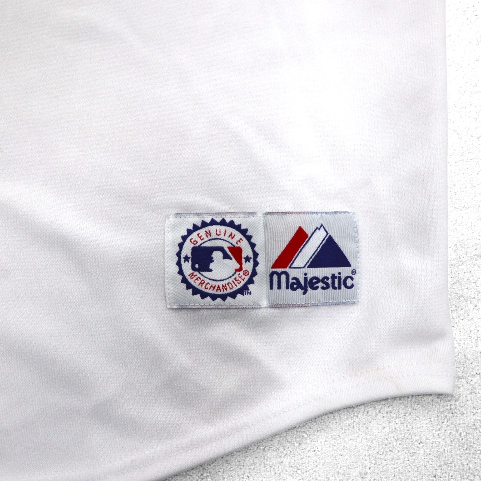 majestic 90年代 MLB ベースボールシャツ XL ホワイト ポリエステル Orioles