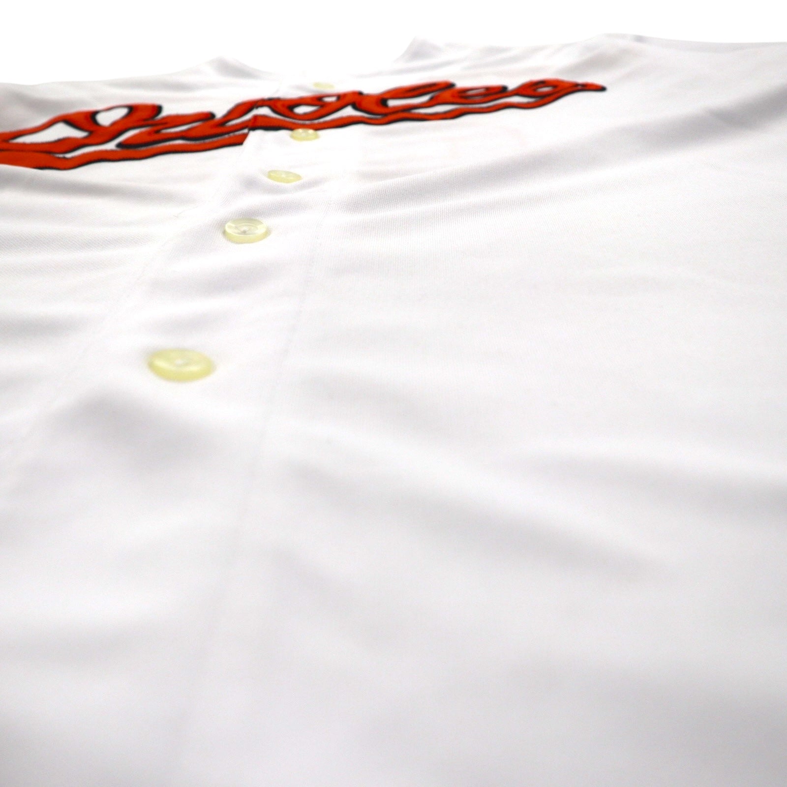 majestic 90年代 MLB ベースボールシャツ XL ホワイト ポリエステル Orioles