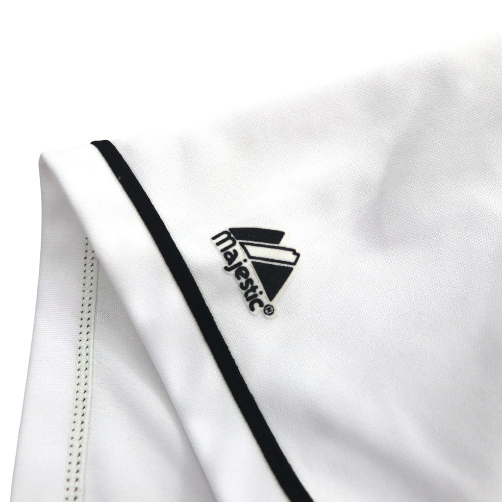 majestic 90年代 MLB ベースボールシャツ XL ホワイト ポリエステル Orioles