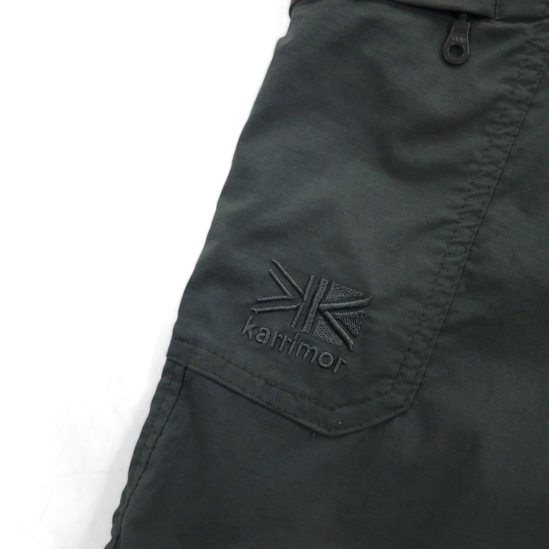 karrimor Outdoor 2-Way Convertible Cargo Shorts, Size L, Gray, Nylon, Waterproof, Stretch