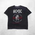 AC/DC ロック バンド Tシャツ XL ブラック コットン BRITISH TOUR '82