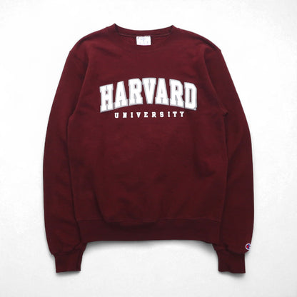 Champion カレッジ スウェット トレーナー M ボルドー コットン HARVARD