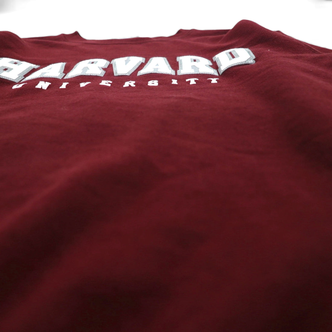 Champion College Sweatshirt, Size M, Bordeaux Cotton, Harvard
