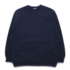 nautica VINTAGE COLLECTION Oversized Basic Crew Sweatshirt S Navy Heavyweight 213-1247