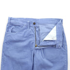 Levi's 80年代 USA製 646 コーデュロイ ベルボトム チノパンツ S ブルー 白タブ 42TALON フレア