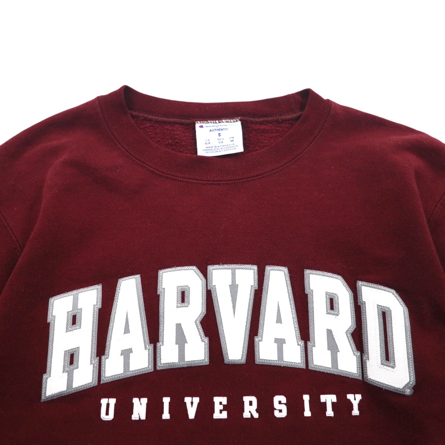 Champion カレッジ スウェット トレーナー M ボルドー コットン HARVARD