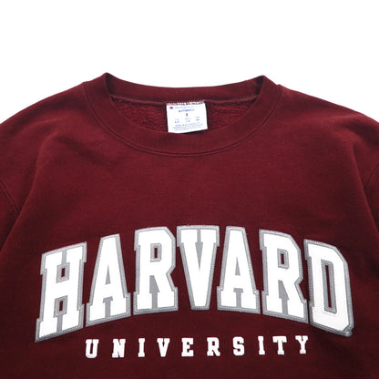 Champion カレッジ スウェット トレーナー M ボルドー コットン HARVARD