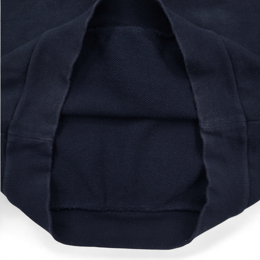 nautica VINTAGE COLLECTION Oversized Basic Crew Sweatshirt S Navy Heavyweight 213-1247
