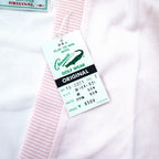 Crocodile 80年代 アクリルニット カーディガン M ピンク コットン 日本製 未使用品
