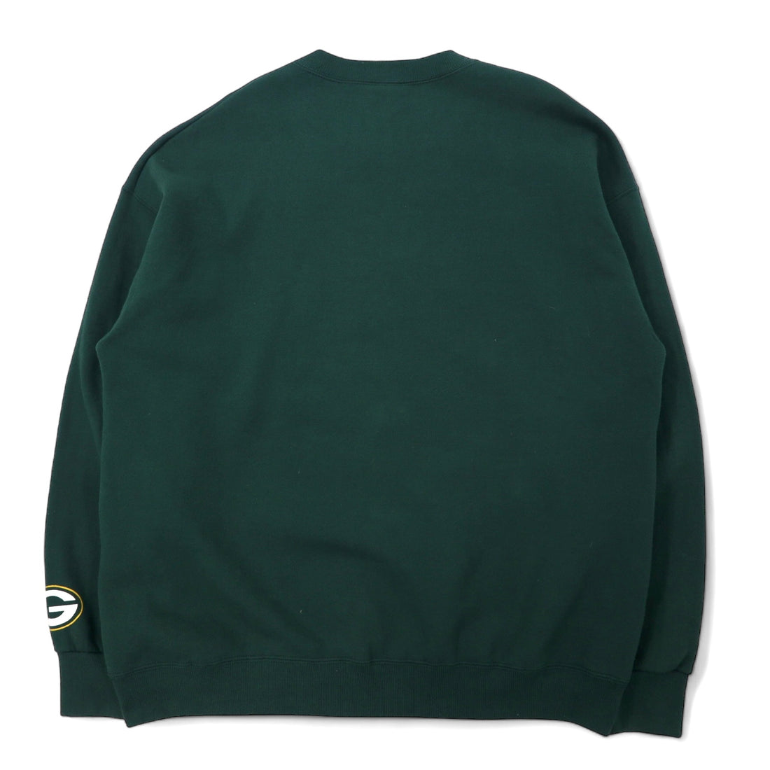 Lee SPORT USA Made 90s NFL Packers Print Sweatshirt XL Green Cotton Fleece Lined Big Size