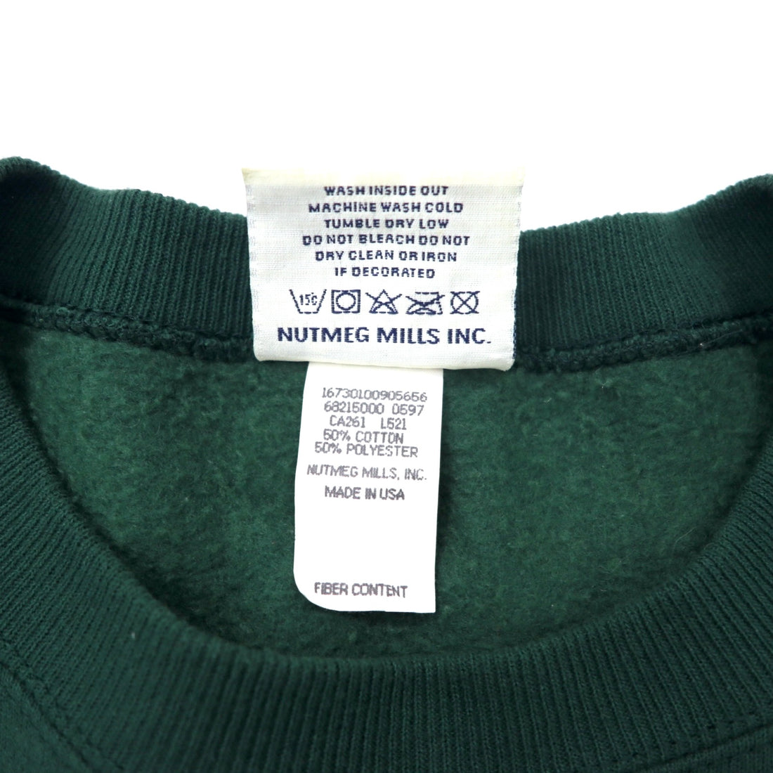 Lee SPORT USA Made 90s NFL Packers Print Sweatshirt XL Green Cotton Fleece Lined Big Size