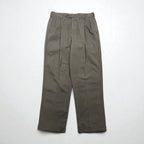 TOMMY HILFIGER 90年代 2タック ワイド チノパンツ L ベージュ コットン プリーツ センタープレス