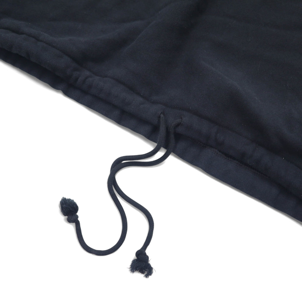 Champion Reverse Weave Pullover Hoodie XL Black Cotton Drawstring Blue Single Tag Reissue