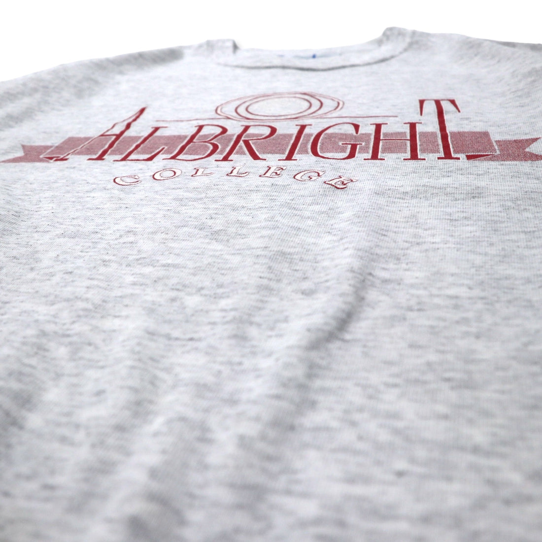 Champion USA Made 90s College Print Sweatshirt L Grey Cotton ALBRIGHT COLLEGE