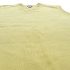 L.L.Bean 90年代 Vネック ニット ベスト L イエロー コットン FW80