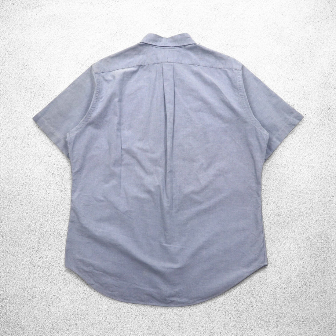Ralph Lauren 90年代 半袖 オックスフォード ボタンダウンシャツ L ブルー スモールポニー刺繍
