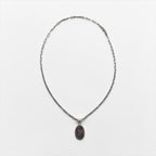 Sterling Silver Necklace ココペリ ホピ族 インディアンジュエリー シルバーネックレス チェーン CP刻印 オーバル STERLING