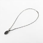 Sterling Silver Necklace ココペリ ホピ族 インディアンジュエリー シルバーネックレス チェーン CP刻印 オーバル STERLING