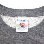 Vintage College Sweatshirt by JERZEES, College Print, Gray, Size 2XL, WOLVERINES