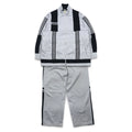 adidas 90s Descente track jacket set up jersey L grey 3 stripes