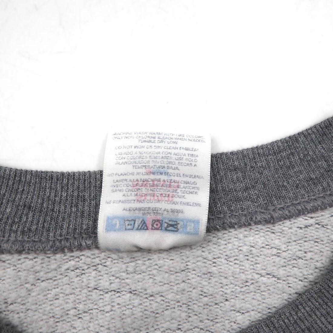 Vintage College Sweatshirt by JERZEES, College Print, Gray, Size 2XL, WOLVERINES