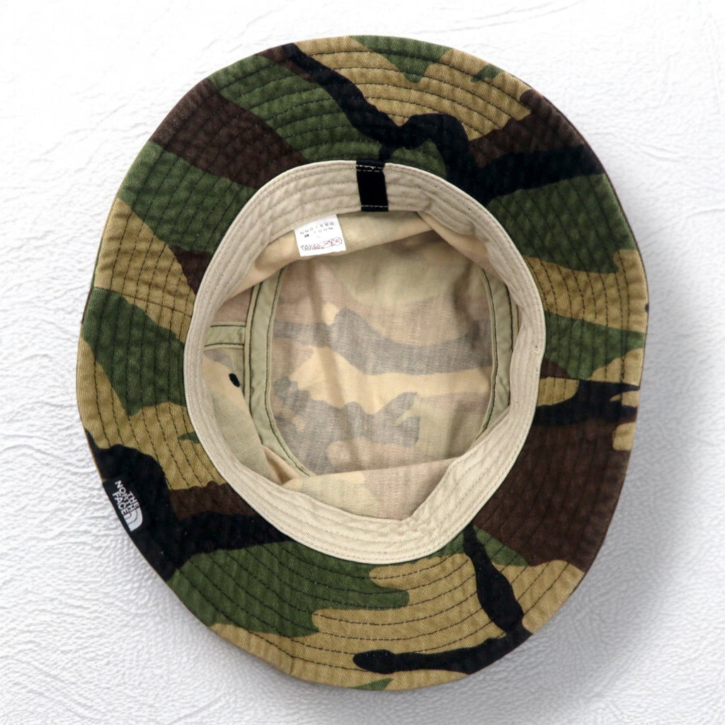 THE NORTH FACE Summer Hat Bucket Hat L Khaki Cotton Camouflage NN01550