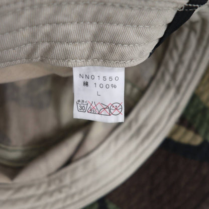 THE NORTH FACE サマーハット バケットハット L カーキ コットン カモフラ NN01550