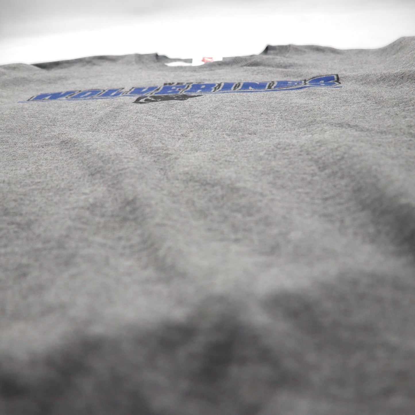 Vintage College Sweatshirt JERZEES カレッジプリント スウェット トレーナー 2XL グレー WOLVERINES