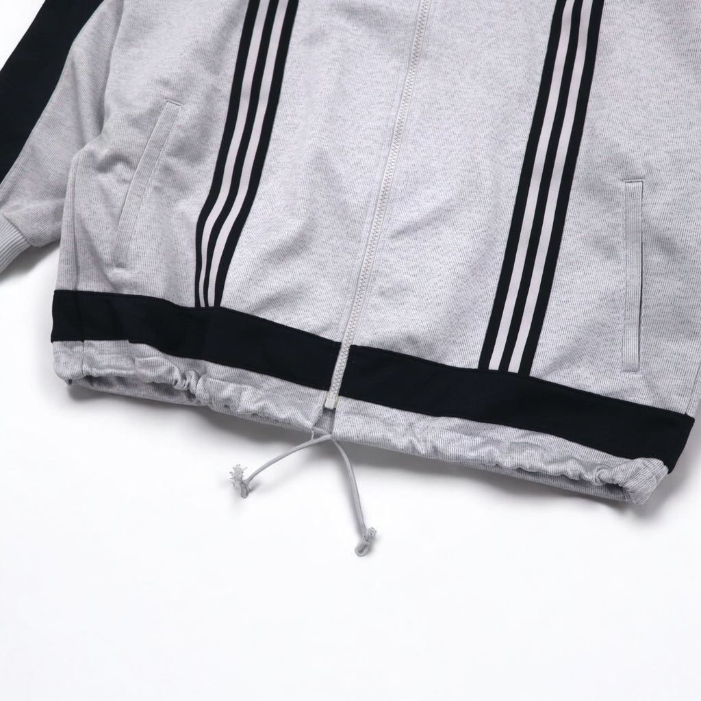 adidas 90s Descente track jacket set up jersey L grey 3 stripes