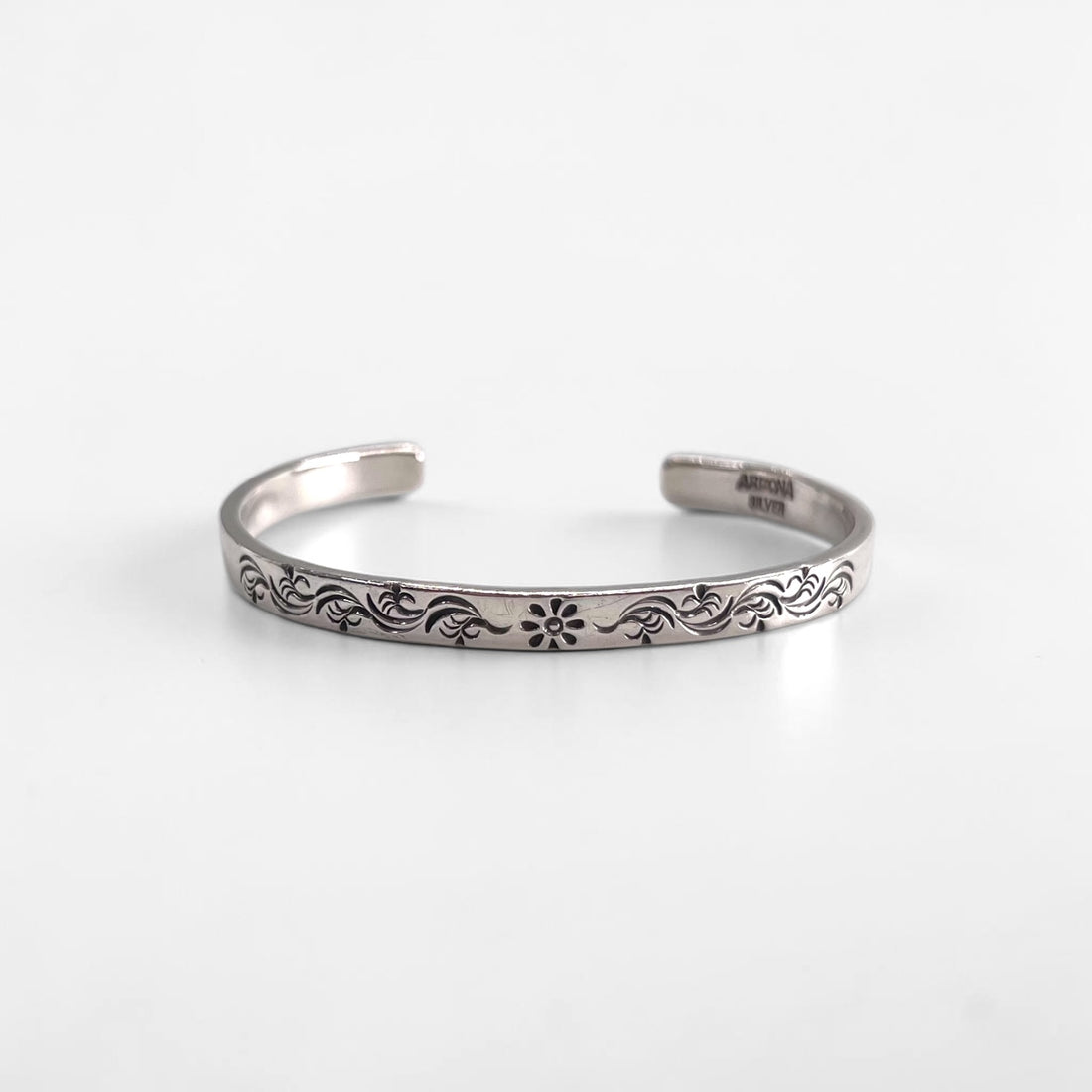 ARIZONA FREEDOM Bracelet Bangle Silver Arabesque Sun Stamped Work
