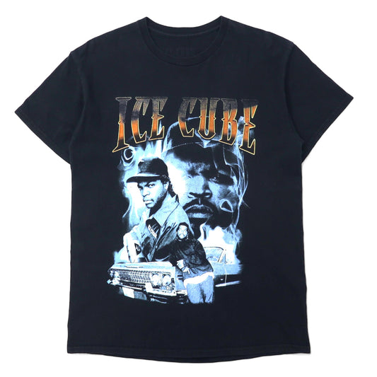 日本然リトテ-古着オンライン-ICE CUBE N.W.A. ヒップホップ ラップ Tシャツ M ブラック コットン-ICE CUBE N.W.A. Hip Hop Rap T-Shirt M Black Cotton