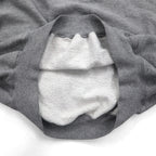 Vintage College Sweatshirt by JERZEES, College Print, Gray, Size 2XL, WOLVERINES