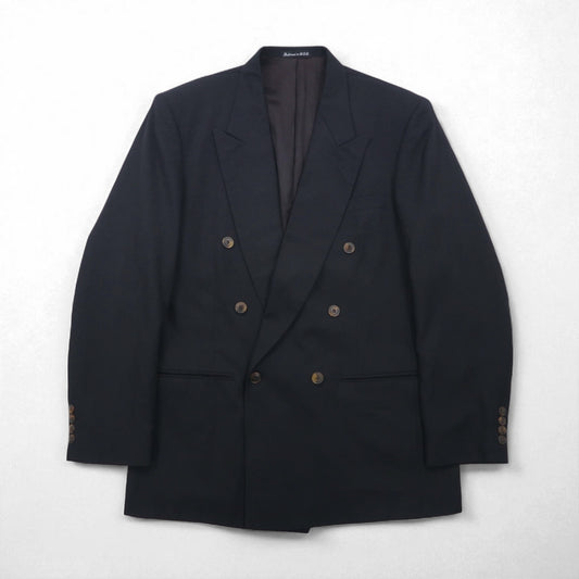 USA Vintage Blazer CELLINI オーバーサイズ ダブル ブレザー テーラードジャケット L ピークドラペル USA製