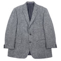 日本然リトテ-古着オンライン-Harris Tweed × STAFFORD ツイード テーラードジャケット L グレー ウール CLASSIC FIT メキシコ製-Harris Tweed × STAFFORD Tweed Tailored Jacket L Gray Wool CLASSIC FIT Mexico Made