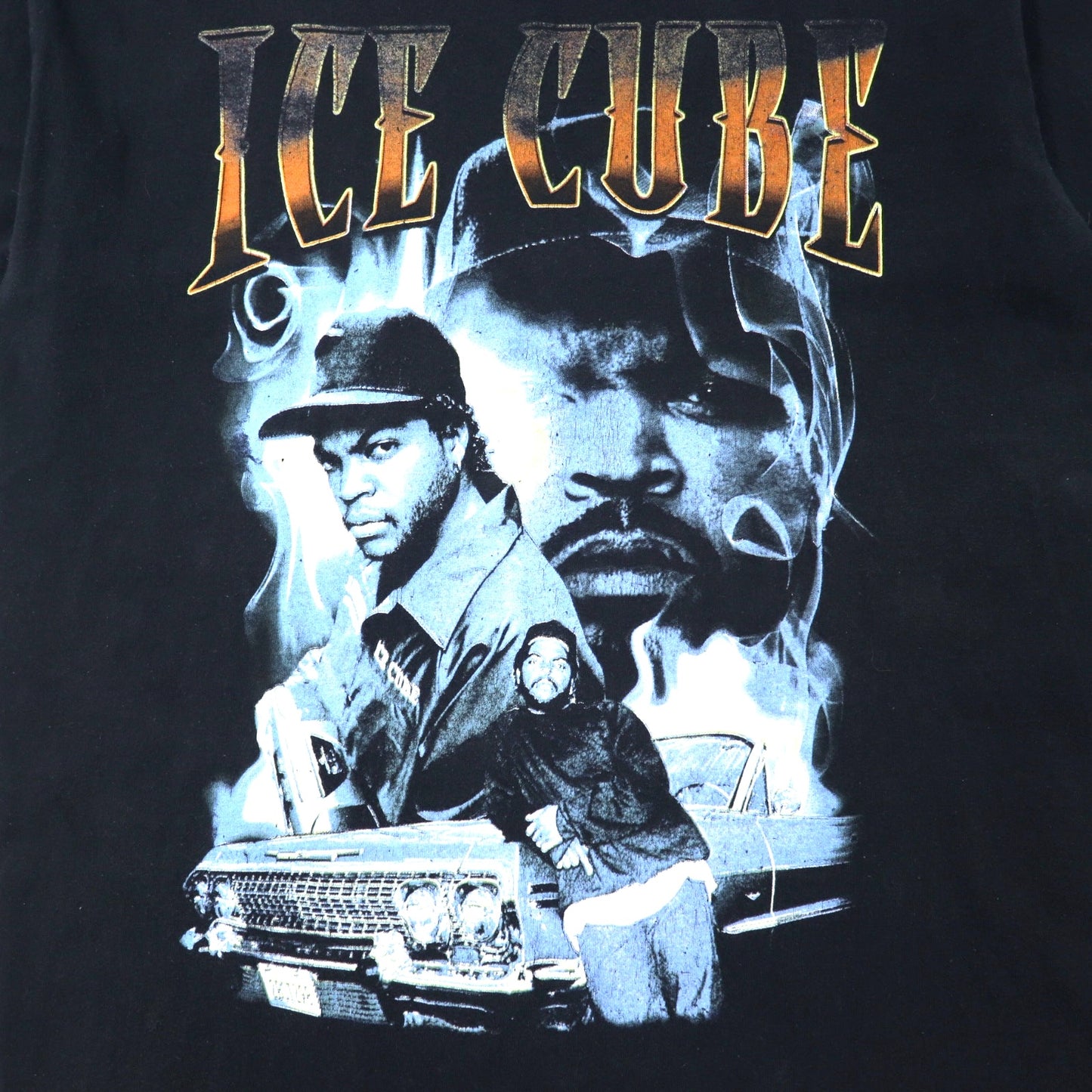 ICE CUBE N.W.A. ヒップホップ ラップ Tシャツ M ブラック コットン