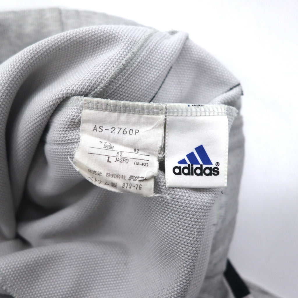 adidas 90s Descente track jacket set up jersey L grey 3 stripes
