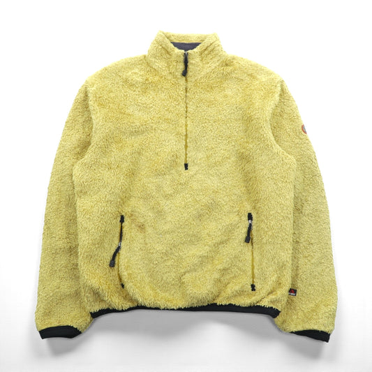 Timberland 90年代 ポーラテック POLARTEC ハーフジップ フリースジャケット M パイル地 カンガルーポケット プルオーバー
