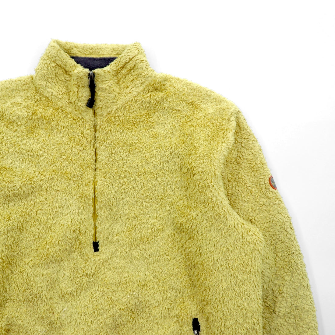Timberland 90年代 ポーラテック POLARTEC ハーフジップ フリースジャケット M パイル地 カンガルーポケット プルオーバー