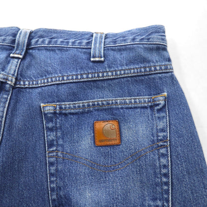 Carhartt Baggy Relaxed Fit Denim Jeans, Size L, Indigo, Tapered, Size 381-83