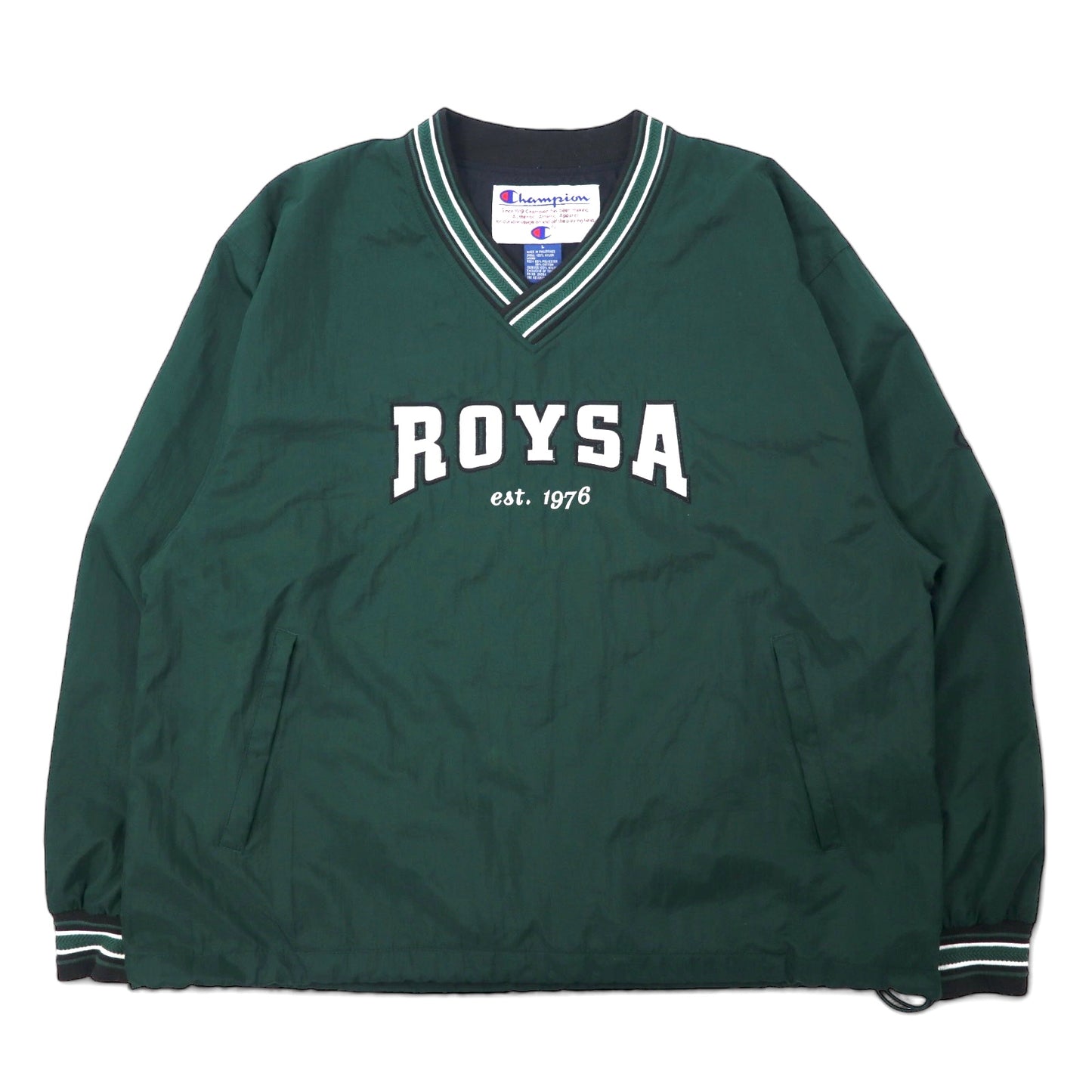 Champion 90's Ribline Piste Pullover Windbreaker L Green College ROYSA Big  Size – 日本然リトテ