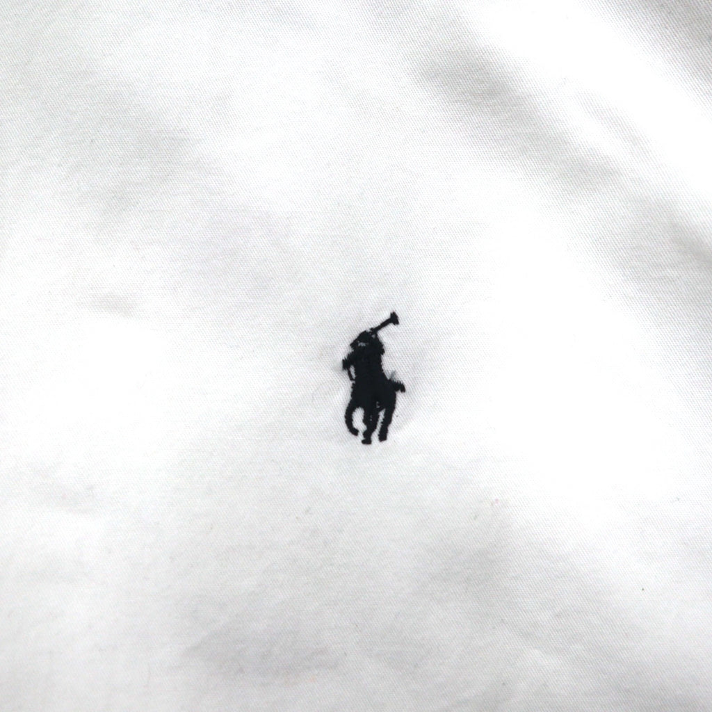 Ralph Lauren 90年代 BLAKE 半袖 オックスフォード ボタンダウンシャツ XL ホワイト スモールポニー刺繍