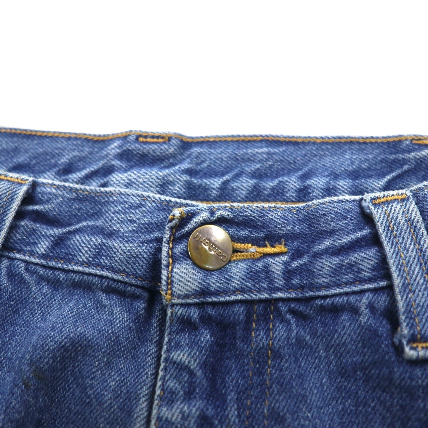 Carhartt Baggy Relaxed Fit Denim Jeans, Size L, Indigo, Tapered, Size 381-83