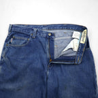 Carhartt Baggy Relaxed Fit Denim Jeans, Size L, Indigo, Tapered, Size 381-83