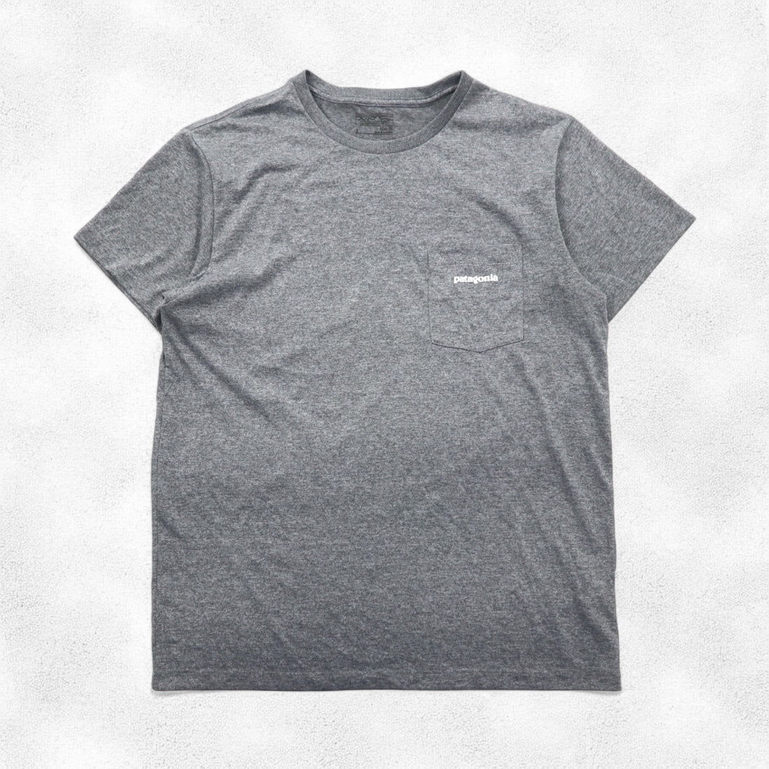 patagonia RESPONSIBLE TEE ポケット Tシャツ L グレー ポリエステル 39114