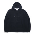 Champion Big Size Full Zip Hoodie 4XL Black One Point Logo Embroidery Made in Honduras