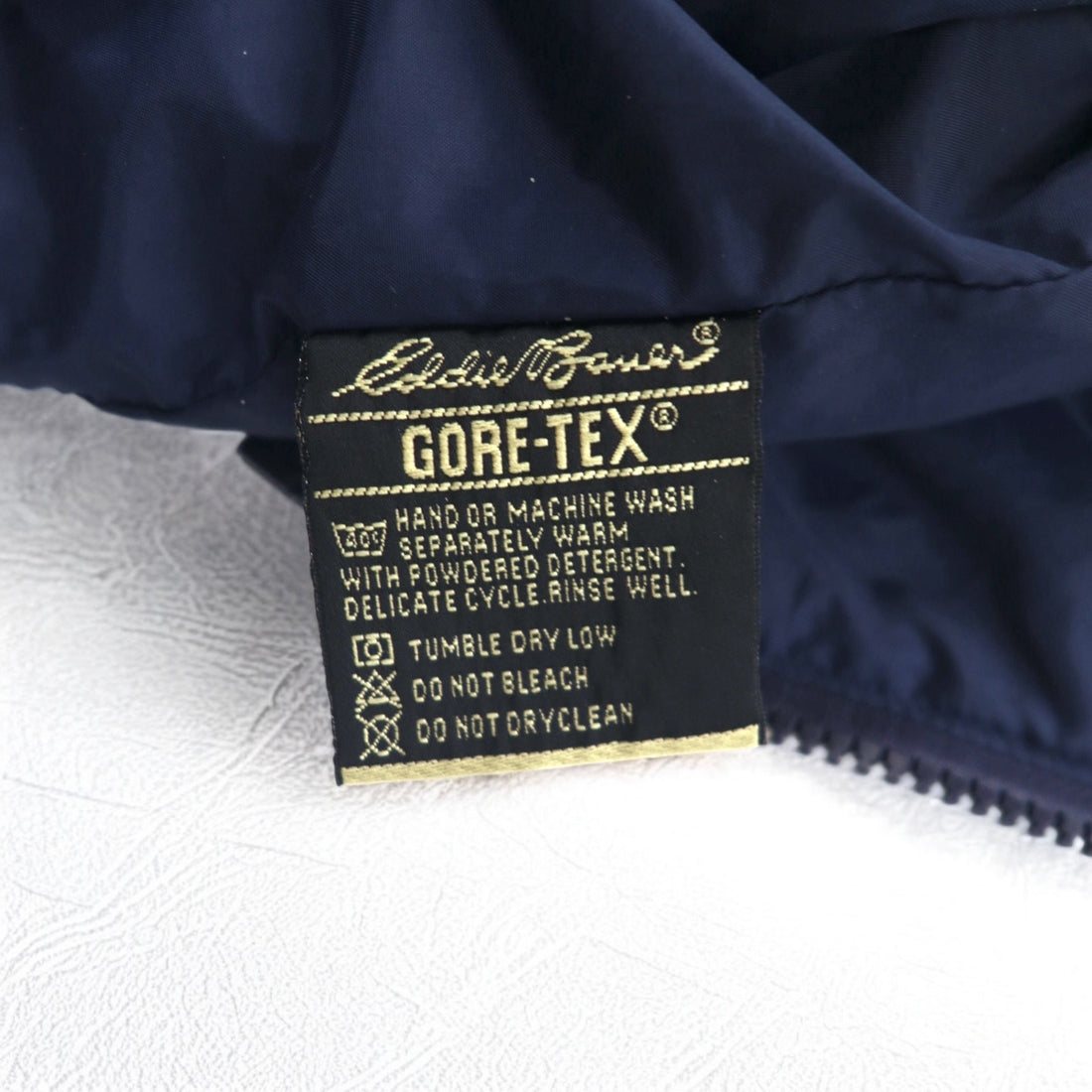 Eddie Bauer 90s EBTEK GORE-TEX Mountain Parka L Yellow Drawcord Detachable Hood