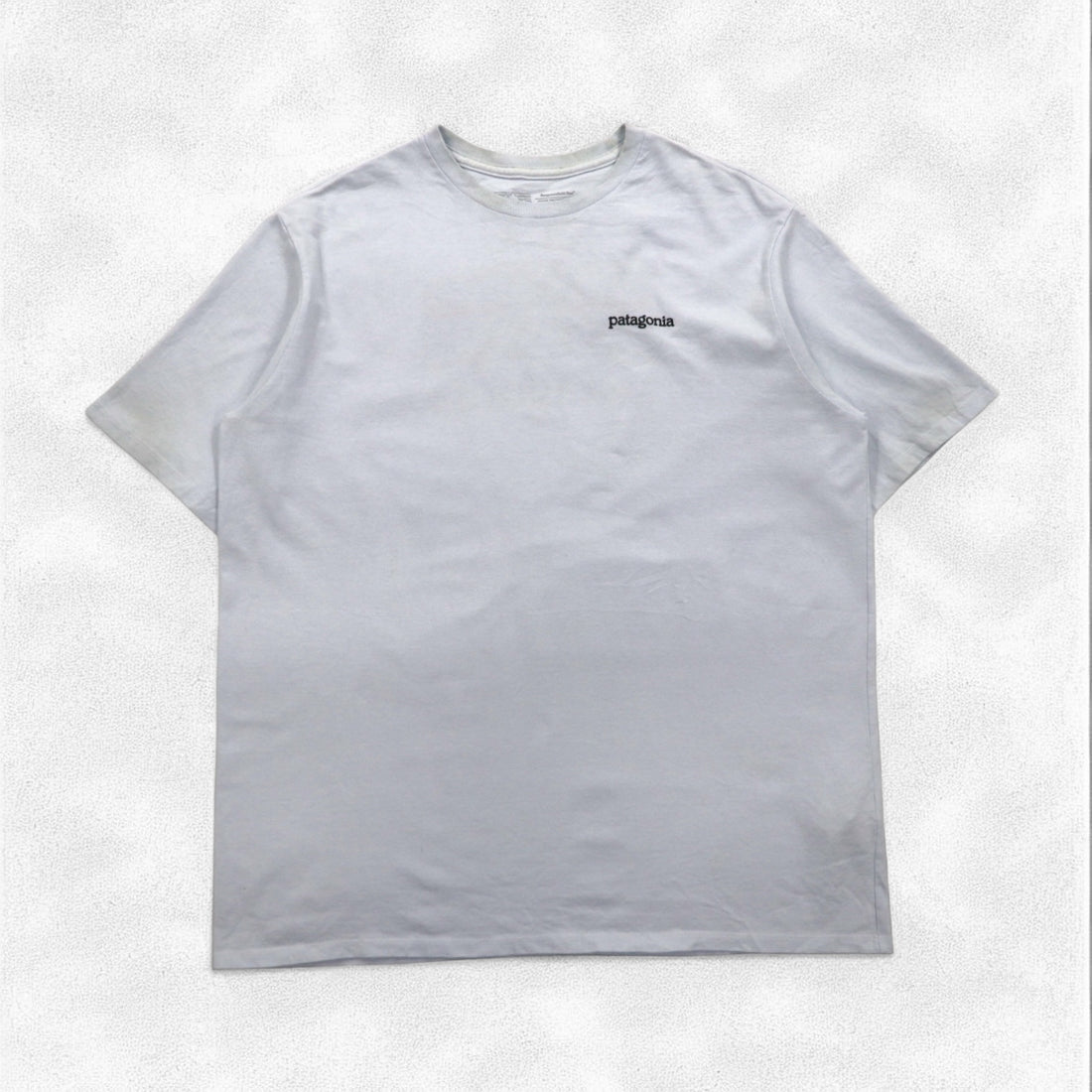 Patagonia ロイ ホライゾンズ Tシャツ ROY HORIZONS L ブルー バックロゴプリント 38501 メキシコ製
