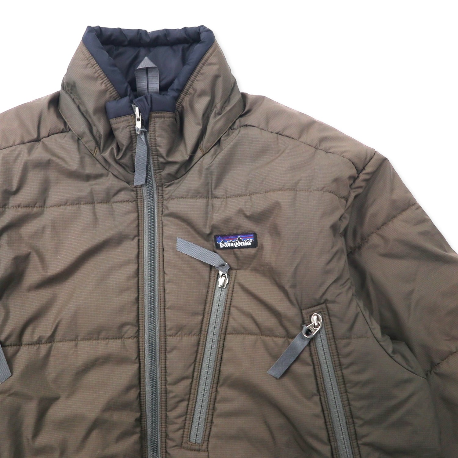 PATAGONIA Puff Jacket Cotton M Khaki Polyester 83990 – 日本然リトテ