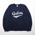 Vintage College Sweatshirt by GILDAN, College Print, Navy, Size XL, Garen